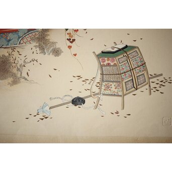 八宝堂/八寶堂 御伽絵 児島玉鳳画 木版画15枚　Z301 