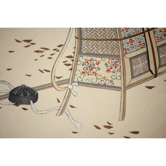 八宝堂/八寶堂 御伽絵 児島玉鳳画 木版画15枚　Z301 