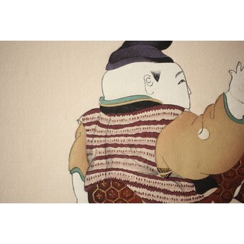 八宝堂/八寶堂 御伽絵 児島玉鳳画 木版画15枚　Z301 