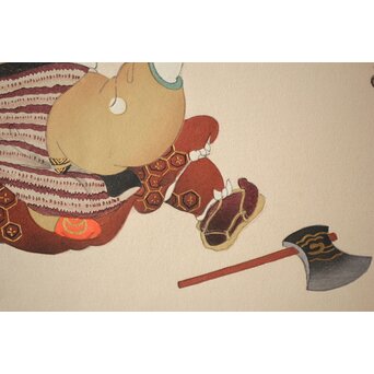 八宝堂/八寶堂 御伽絵 児島玉鳳画 木版画15枚　Z301 