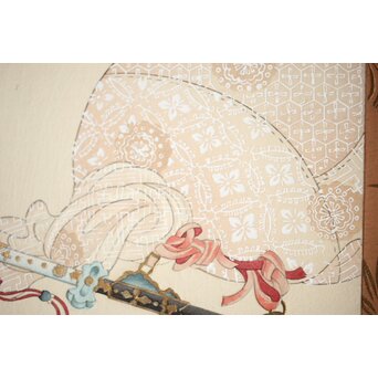 八宝堂/八寶堂 御伽絵 児島玉鳳画 木版画15枚　Z301 