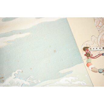 八宝堂/八寶堂 御伽絵 児島玉鳳画 木版画15枚　Z301 