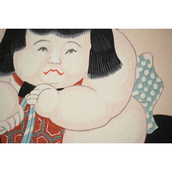 八宝堂/八寶堂 御伽絵 児島玉鳳画 木版画15枚　Z301 