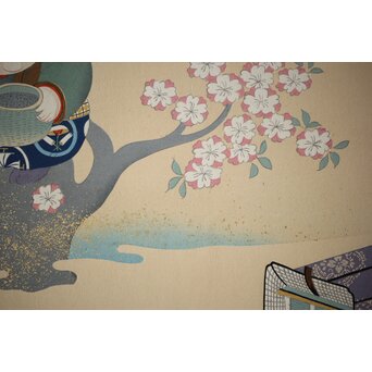 八宝堂/八寶堂 御伽絵 児島玉鳳画 木版画15枚　Z301 