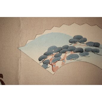 八宝堂/八寶堂 御伽絵 児島玉鳳画 木版画15枚　Z301 