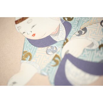 八宝堂/八寶堂 御伽絵 児島玉鳳画 木版画15枚　Z301 