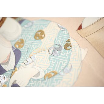 八宝堂/八寶堂 御伽絵 児島玉鳳画 木版画15枚　Z301 