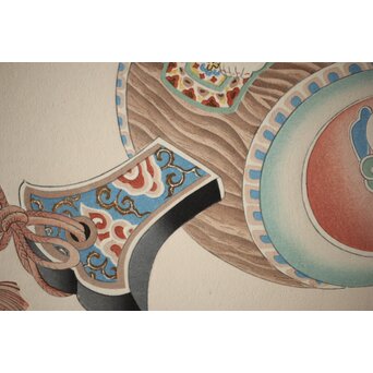 八宝堂/八寶堂 御伽絵 児島玉鳳画 木版画15枚　Z301 