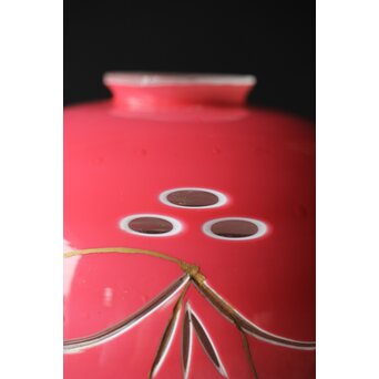 金赤被 切子電笠/照明　A027 