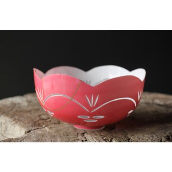 金赤被 切子電笠/照明　A027 