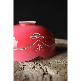 金赤被 切子電笠/照明　A027 