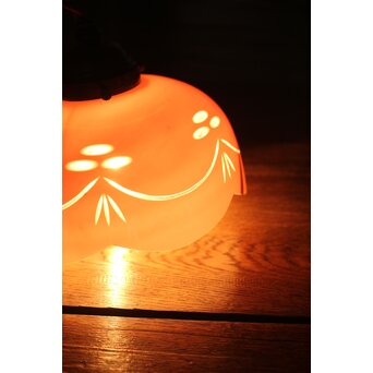 金赤被 切子電笠/照明　A027 