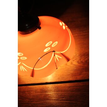 金赤被 切子電笠/照明　A027 