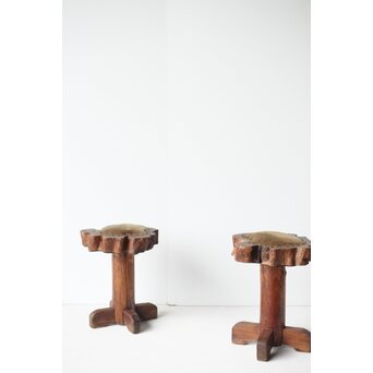 変木の椅子 2脚1組　T450 