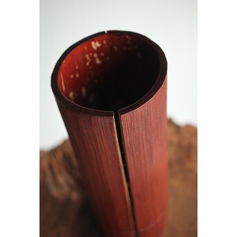 峰月作 透かし編み 花籠/竹籠　U286 