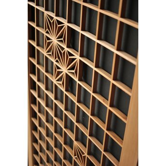 組子欄間 2枚1組　R0187 