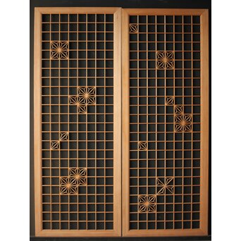 組子欄間 2枚1組　R0187 