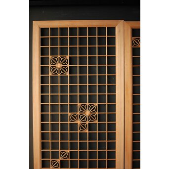 組子欄間 2枚1組　R0187 