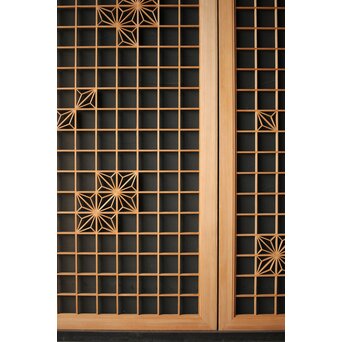 組子欄間 2枚1組　R0187 