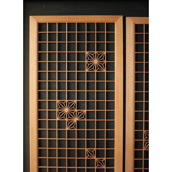 組子欄間 2枚1組　R0187 