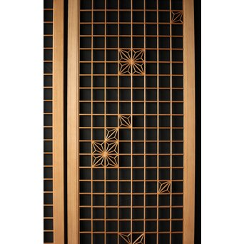 組子欄間 2枚1組　R0187 