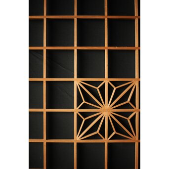 組子欄間 2枚1組　R0187 