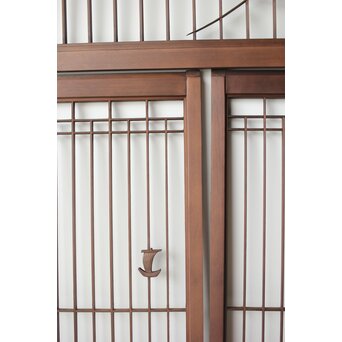 三保の松原 書院欄間 5枚1組　R0195 