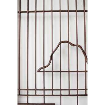 三保の松原 書院欄間 5枚1組　R0195 