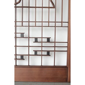 三保の松原 書院欄間 5枚1組　R0195 