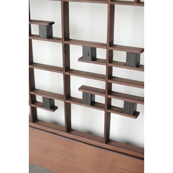 三保の松原 書院欄間 5枚1組　R0195 