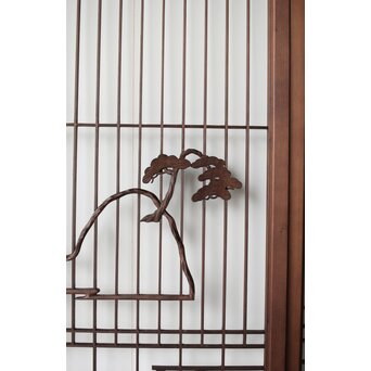 三保の松原 書院欄間 5枚1組　R0195 