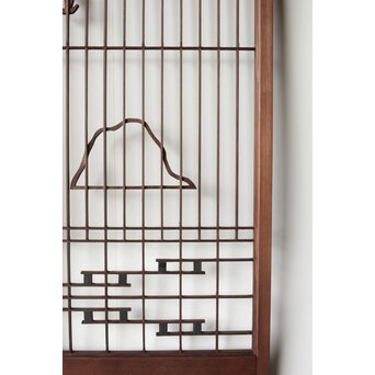 三保の松原 書院欄間 5枚1組　R0195 