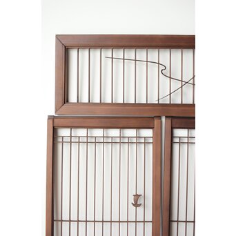 三保の松原 書院欄間 5枚1組　R0195 