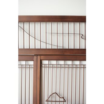 三保の松原 書院欄間 5枚1組　R0195 