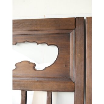 宝珠透かし ガラス戸 2枚1組　GD0102 