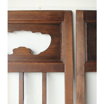 宝珠透かし ガラス戸 2枚1組　GD0102 