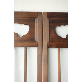 宝珠透かし ガラス戸 2枚1組　GD0102 