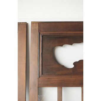 宝珠透かし ガラス戸 2枚1組　GD0102 