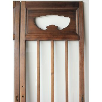 宝珠透かし ガラス戸 2枚1組　GD0102 