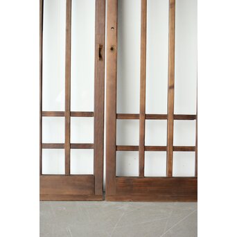 宝珠透かし ガラス戸 2枚1組　GD0102 