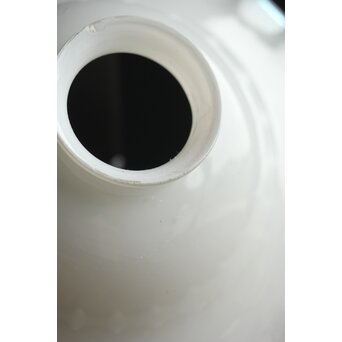 乳白地青縁 ひらひら電笠　A029 