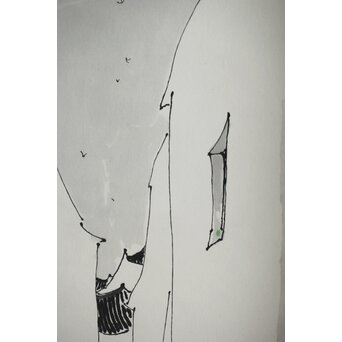 中国書画 呉冠中 栄宝斎工芸掛軸　Z303 