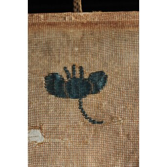 竹屋町刺繍 のったり図 掛軸　Z304 