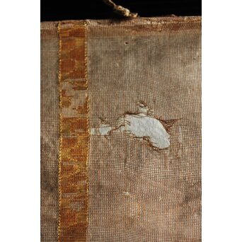 竹屋町刺繍 のったり図 掛軸　Z304 