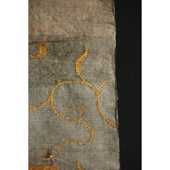 竹屋町刺繍 のったり図 掛軸　Z304 