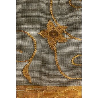 竹屋町刺繍 のったり図 掛軸　Z304 