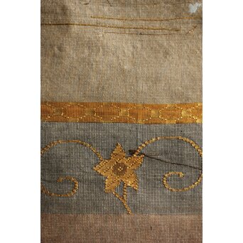 竹屋町刺繍 のったり図 掛軸　Z304 