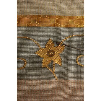 竹屋町刺繍 のったり図 掛軸　Z304 