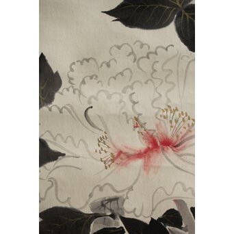 山口蓬春 獅子図 共箱 鑑定書付　Z305 