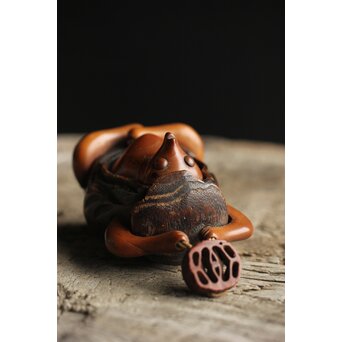 江戸喫煙具 とんこつ 狸　X356 